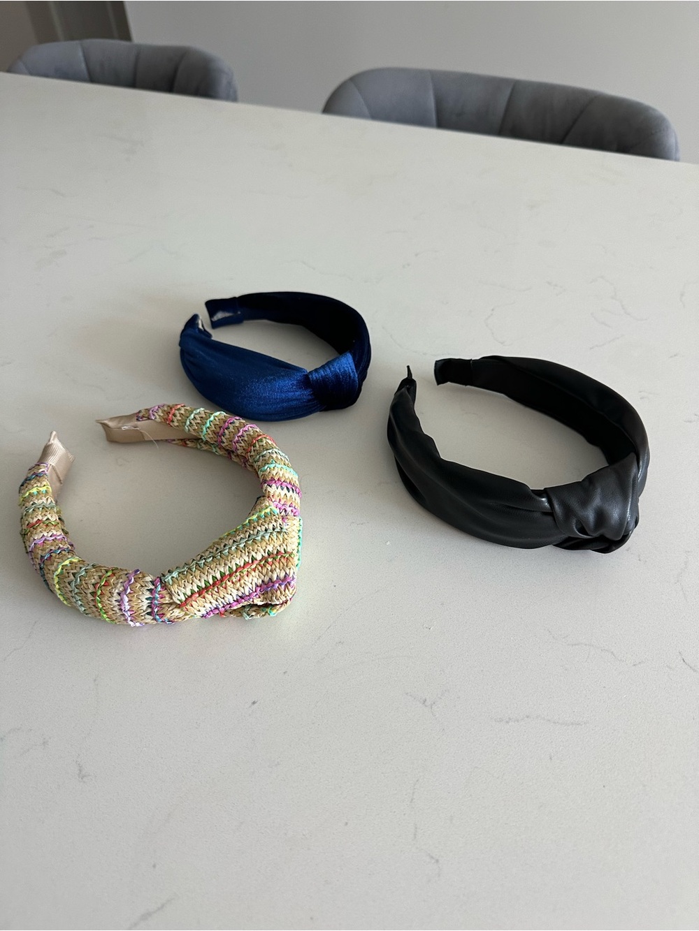 Set: 3 headbands Zara woven knotted headband summer vacation accessories